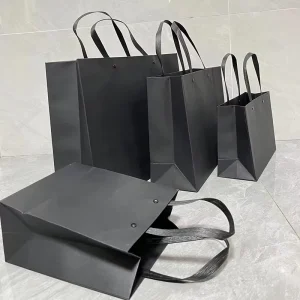 OEM 인쇄 맞춤형 쇼핑 종이 가방 고급 선물 가방 로고 포함