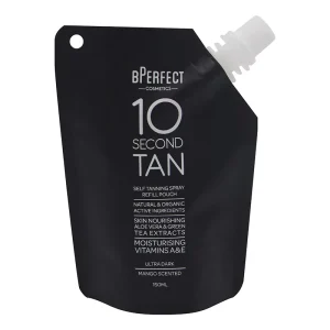 Sac cosmétique en plastique noir mat personnalisé, résistant aux UV, pour liquides et boissons, impression d'emballage de boissons