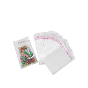 Benutzerdefinierte transparente Kunststoff-Verpackungstasche für Cello, selbstklebend OPP, für Schuhe, Süßigkeiten, Bekleidung - vielseitig einsetzbar