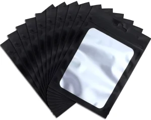 Opp Packaging Laminated Plastic Bags Resealable Bags Custom Plastic Bag Transparent with logo MOQ 200PCS