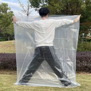 PCV waterdichte PE vlakke bovenkant open stofvrije heldere gelamineerde extra grote polybag
