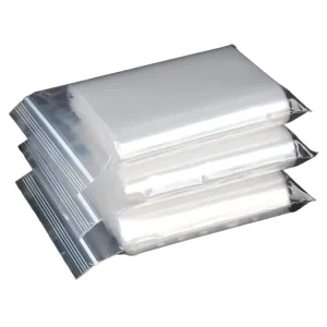 Antistatische transparente Reißverschluss-PE-Plastiktüten UV-beständig reißfeste Flexodruck rechteckige Verpackung