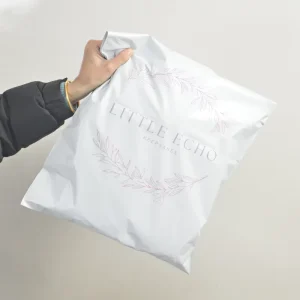 Sac en plastique PE pour T-shirt, robe, enveloppe, sacs d'expédition personnalisés avec logo pour emballage de vêtements