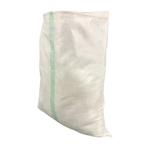 PP-Gewebte Säcke 50 kg, hitzeversiegelt, wasserdicht, feuchtigkeitsbeständig für Dünger, Reis, Mais, Mehl, Weizen