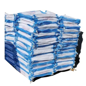 PP Woven Charcoal Packaging Bag Polypropylene Woven Raffia Bags Plastic Flour Sack Poultry Feed Bag Agriculture Heat Seal Accept