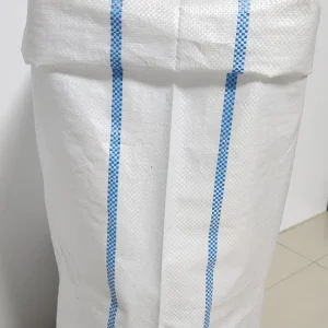 Borsa per alimenti in polipropilene con sigillatura a caldo, grado alimentare, con logo personalizzato per riso e farina, riciclabile