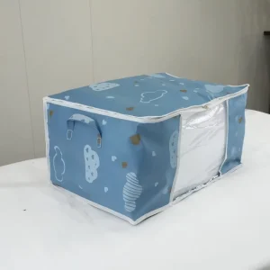 Tas Penyimpanan Pakaian Selimut Transparan Besar Ramah Lingkungan PVC Tahan Debu dan Tahan Air