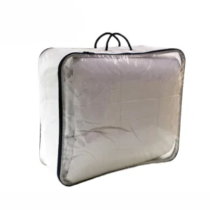 PVC Plastic Rits Dekbed Verpakking Tas voor Beddengoed Deken Quilt met Binnenzak