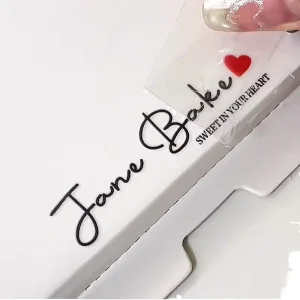 Adesivi PVC Trasparenti Personalizzati, 3D, Logo in Rilievo, Adesivo Forte, Stampa a Freddo, Impermeabile, Adatto per Etichette di Imballaggio in Plastica