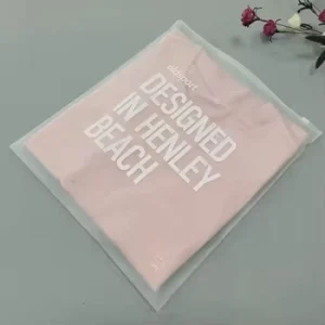Embalagem de Sacos Plásticos para Roupa de Banho Sacos Zip Lock PE Sacos de T-Shirt Zipper Sacos Plásticos para Vestuário com Logótipo