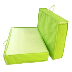 Kussen non-woven tas PVC dekbedverpakkingszakken met rits en handvat