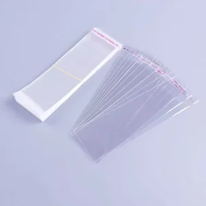 Túi tự dính trong suốt để đóng gói áo sơ mi và quần áo cho nhà máy may mặc