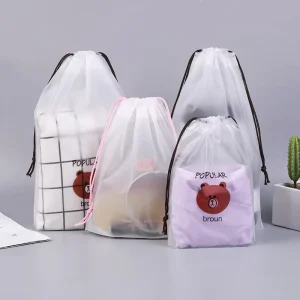 Sacs en polyéthylène personnalisés pour T-shirts, vêtements, chaussettes, robes, emballage de vêtements, sachets de dessin, sacs à dos