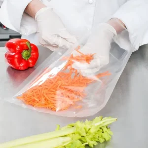 プラスチック包装 カスタム印刷 冷凍保存用3面シーラーバッグ 透明パッキング マイラー真空シールバッグ 食品用