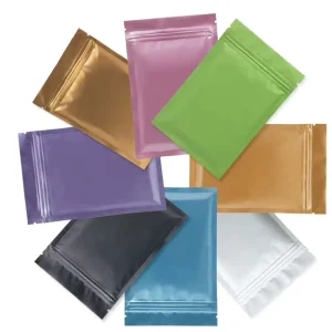 ถุงบรรจุอาหารพลาสติก ถุงซิปล็อค Mylar โลหะฟอยล์ ขนาดเล็ก