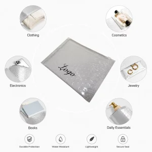 Afdrukbare Duurzame Poly Bubble Verzend Enveloppen met Zelfsluitende Strip voor Kleding Elektronica Kleine Artikelen