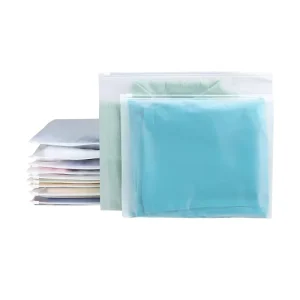 Drucklogo für Bekleidungen, Kleider, Sockenverpackungen, frosted PE Plastiktüten, Geschäft Versandtaschen, langlebige Reiseaufbewahrungstasche mit Reißverschluss