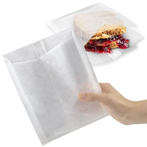 أكياس ورقية مطبوعة بشعار مخصص مقاومة للزيت، أكياس سكر، تغليف فساتين الزفاف، مواد Priwhitewax، تصميم مخصص مقبول