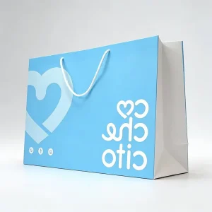 Recycelbare kundenspezifisch bedruckte Premium-Tüten Luxus Boutique Kleidung Einzelhandel Geschenkverpackung Einkaufskarton Papiertragetasche