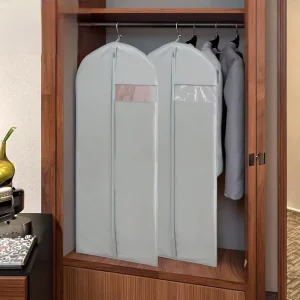 Copertura per Abbigliamento Pieghevole Riutilizzabile Personalizzata in PEVA, Eco-Friendly, con Finestra Trasparente