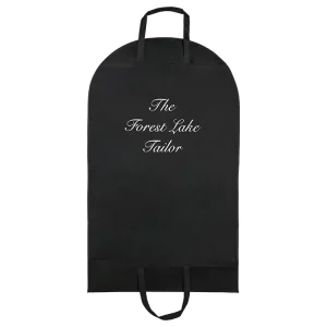 Size Eco Friendly Black Suit Dress Garment Covers Bags Print Brand Logo with Handle