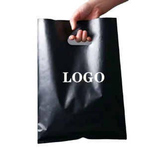 Small Clear Plastic Packaging Bags for T Shirt Clothing Cosmetic Gift and Goodie Snack Sweet HDPE Promotional Bag in Multi Color
