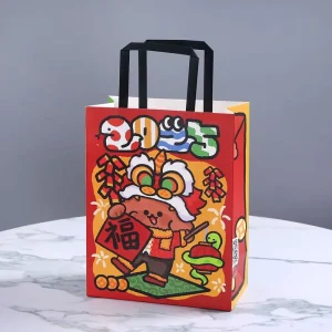 Bolsas de papel kraft biodegradables pequeñas, medianas y grandes para empaquetado ecológico de comestibles