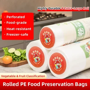 Embalagem de Produtos de Supermercado, Sacos de PE Perfurados, Sacos OPP para Alimentos Frescos para Ração de Animais de Estimação
