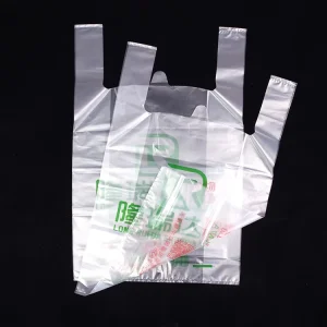 Aangepaste Tassen, T-shirt Tassen, Verpakkingsplastic Tassen, Supermarkt Plastic Boodschaptassen