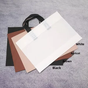 Утолщенные матовые LDPE пластиковые пакеты для одежды, сумки для покупок, женская одежда, многоцветная печать, индивидуальные
