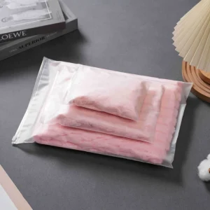 Túi zip mờ dày, chống rách, in logo tùy chỉnh, bao bì quần áo, túi nhựa cho bao bì quần áo