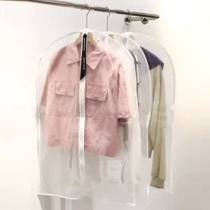 ถุงปกคลุมเสื้อผ้าแบบตาข่ายใส สำหรับงานแต่งงาน พร้อมซิป