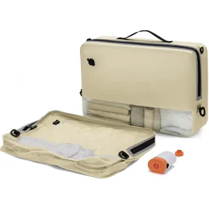Bolsas de almacenamiento al vacío para viaje, ecológicas, capacidad de 6-10L, uso en casa y al aire libre, bolsas de compresión para ropa con bomba