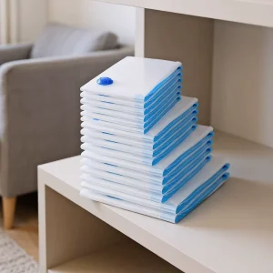 Sistema de almacenamiento de compresión al vacío para viajes, diseño reutilizable, precio directo de fábrica