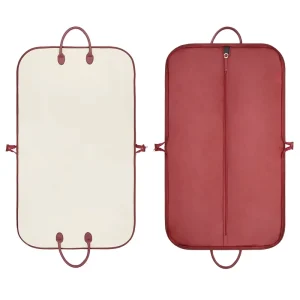 Bolsa de ropa con logo y asas para almacenamiento de vestidos de boda, paquete de almacenamiento contra el polvo