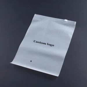 Mattierte Reißverschlusstaschen, Matt-Reißverschlussverpackungsbeutel für Bekleidung