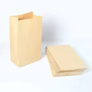 Aanpasbare milieuvriendelijke bruine kraftpapier zak voor eenmalig gebruik - suiker pizza jelly verpakking
