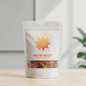 Online Einzelhandelsverpackung, Kunststoff-Reißverschlussbeutel, Eigenmarke, Trockenfleischsnacks