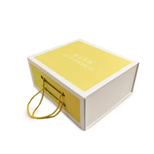 Sac portable à double chaîne magnétique, grande capacité pour vêtements, sacs, chaussures, boîtes cadeaux sur mesure