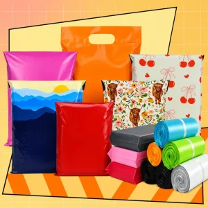 Stampa personalizzata per sacchetti, impermeabile e resistente allo strappo, con chiusura autoadesiva permanente, adatta per imballaggio di abbigliamento e-commerce