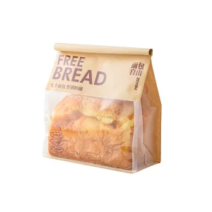 Buste per panetteria ecologiche in carta alimentare, sacchetti per sandwich da asporto con finestra