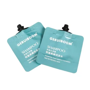 Dreiseitige versiegelte Plastiktüten für Shampoo und Hautpflegeprodukte, Aluminiumfolie