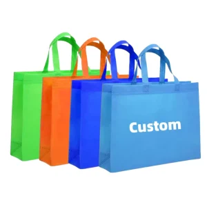 Sacs de shopping personnalisés avec logo, écologiques, recyclables, réutilisables, pliables en non-tissé