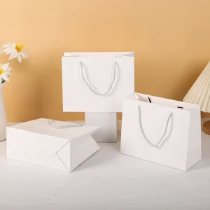 Individuell bedruckte Einkaufsgeschenktüten, luxuriöse Papiertüten